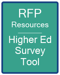 Higher Ed Survey Tool RFP Resources
